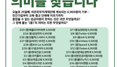 28일째 '(풍)○○○' 6900원…성소수자 단체, 기부자 찾는다