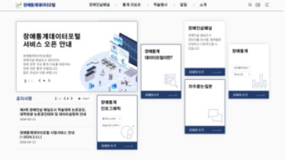 국내 첫 장애 관련 포털 서비스...'장애통계데이터포털' 오픈