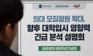 의대생 휴학 1만명 넘어…전체 학생의 54.5%