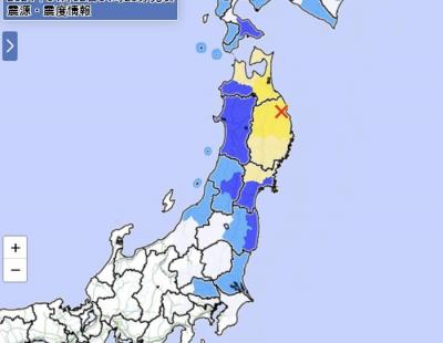 일본 이와테현에 규모 6.1 지진