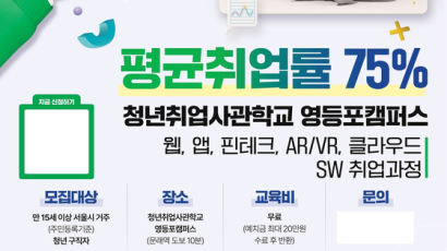 청년취업사관학교 영등포캠퍼스, SW과정 6기 교육생 모집