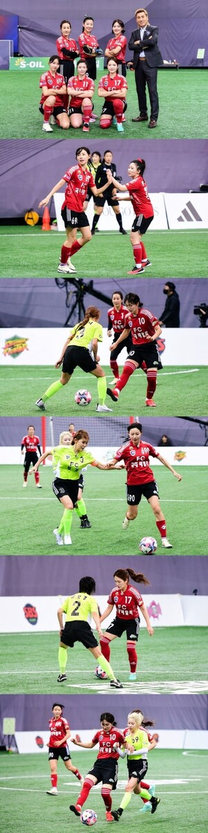 '골때녀' FC국대패밀리 VS FC탑걸, 김민지 "더 이상 두려울 게 없어"