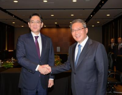 리창, 이재용 만나 “삼성 등 한국 기업 중국 투자·협력 환영”