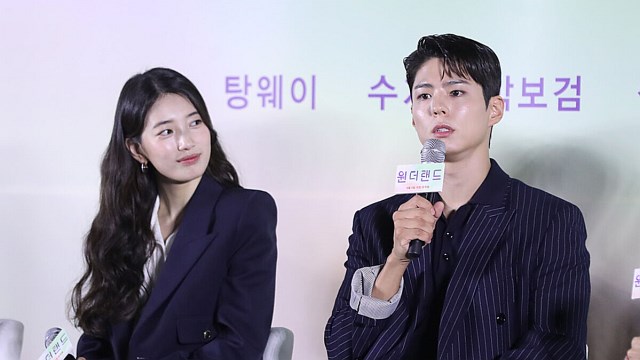 '원더랜드' 박보검X수지 "오랜 연인 연기, 커플 사진 많은 도움 돼"