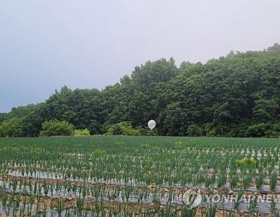 강원에서도 북한 ‘오물 풍선’ 20여 개 식별···강원도 “발견 시 접촉 자제” 문자