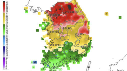 36도 폭염과 거센 장마 동시에 덮쳤다…두쪽 난 한반도 무슨 일
