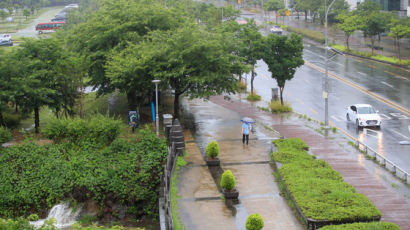 제주·남부 호우 특보에 중대본 1단계 가동…위기경보 ‘주의’