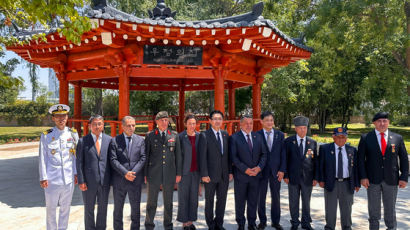 앙카라 도심에 팔각정…현대차, 6·25전쟁 기념공원 재단장 선물