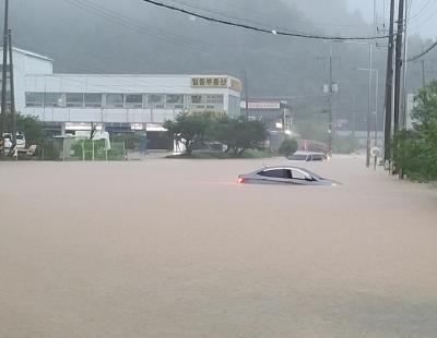 ‘시간당 75mm 폭우’ 파주서 차 안·건물에 고립된 시민들, 가까스로 탈출