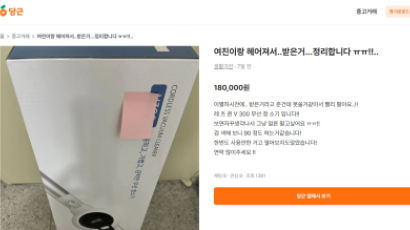 "여친과 헤어져서 팝니다" 당근에 이 매물 뜨면 의심하세요