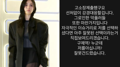 나나 "구제역 누군데? 잘못 건드렸다"…악성 루머에 칼 뺐다