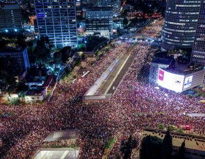 “비비가 인질들 죽였다” 이스라엘 최대 규모 시위·총파업