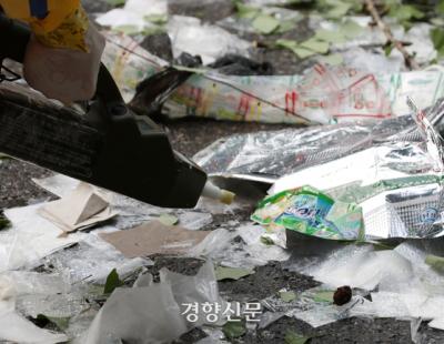 ‘오물풍선’ 추정 물체로 영등포구 테니스장에 불…화약 냄새 났다