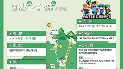 ‘2024 대구·경북 사회문제 해결 ESG 해커톤’ 27일 개막