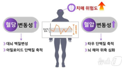 "치매 예방하려면, 들쑥날쑥 혈당∙혈압부터 관리하세요"