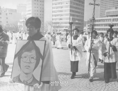 ‘박종철 고문조작, 삼성 비자금’과 함께한 사제단 50년···“민주화 요구 짓다만 밥 돼”