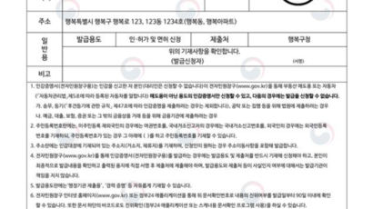 내일부터 인감증명서 일부, 정부24서도 발급…110년 만에 처음