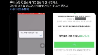 "여혐 방관했나"…'퐁퐁남' 네이버웹툰 논란에, 환불 요청 빗발